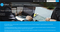 Desktop Screenshot of moderngov.co.uk